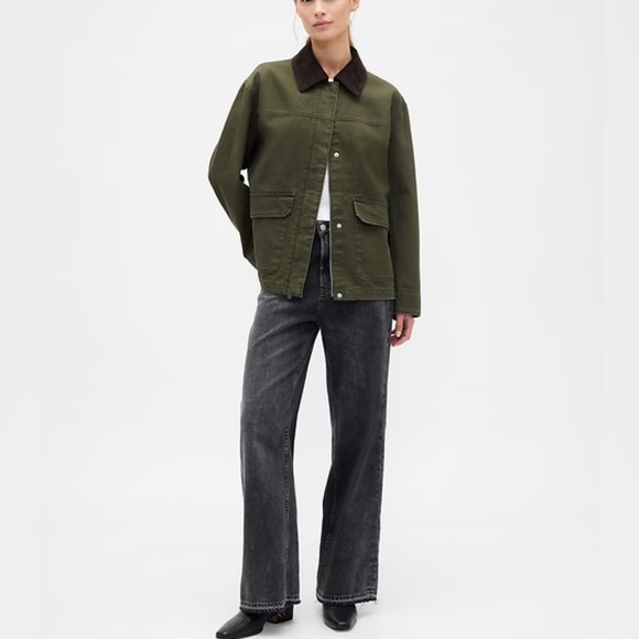 Gap Workwear Gorpcore Relaxed Canvas Barn Chore Coat Jacket NWOT XL & M - Picture 1 of 10